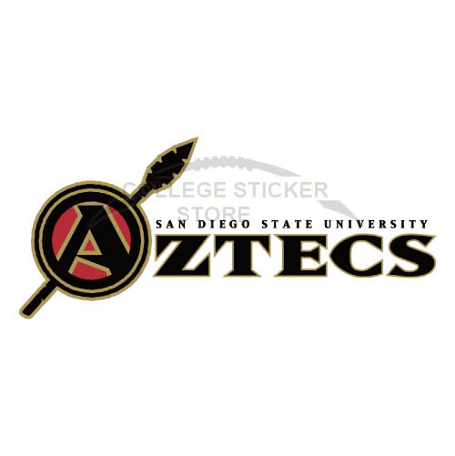 Homemade San Diego State Aztecs Iron-on Transfers (Wall Stickers)NO.6104